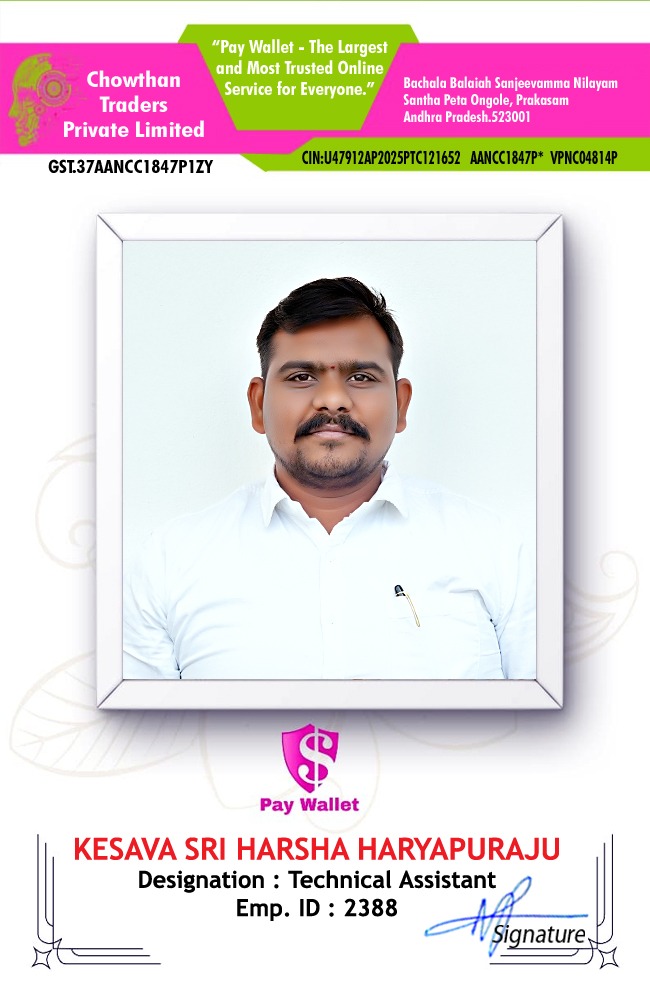 HARYAPURAJU KESAVA SRI HARSHA